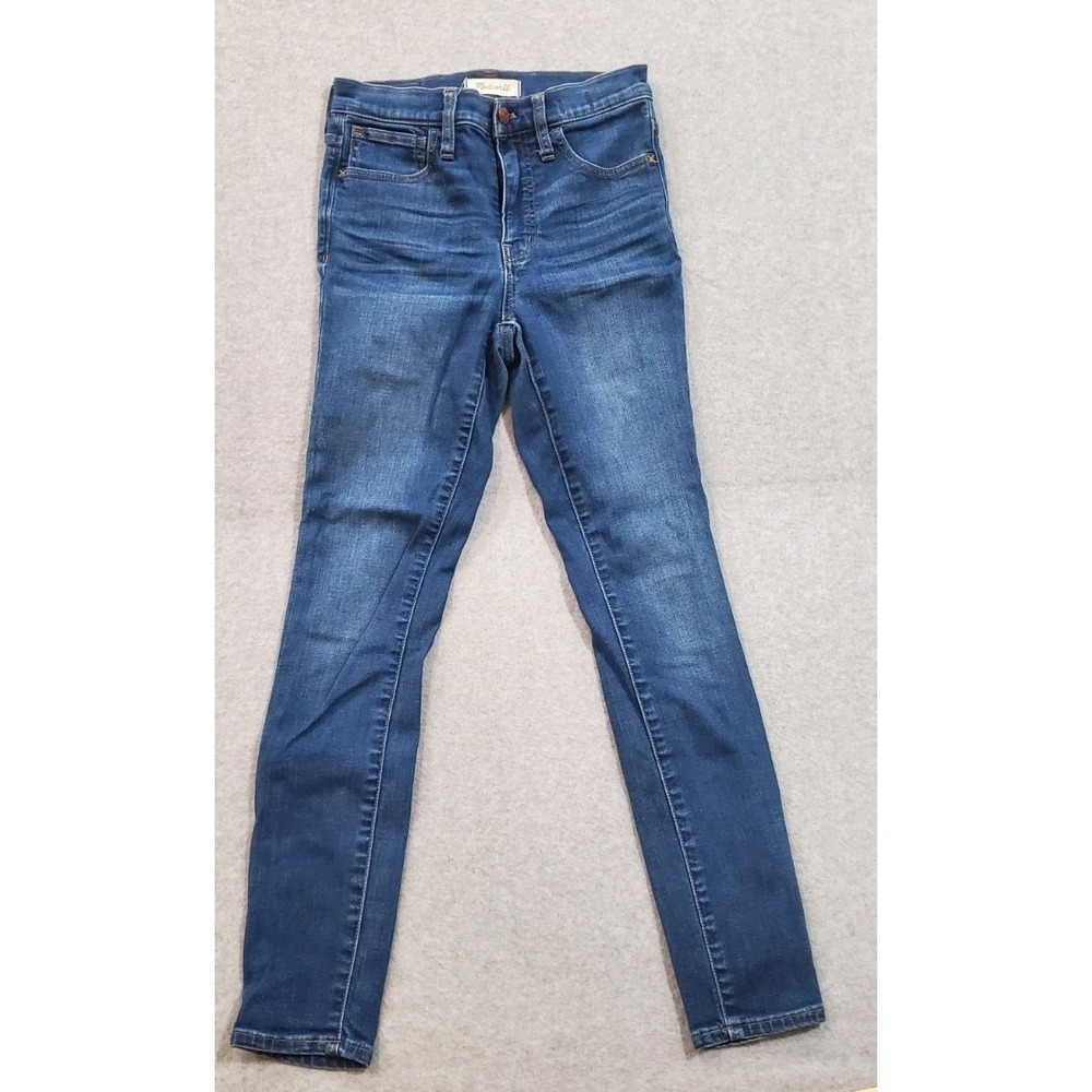 Madewell Jeans Womens 25 Blue Mid Rise Skinny Stretch Denim‎ Roadtripper